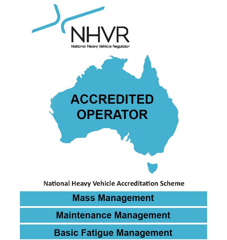 NHVR Accredited Operator â€” National Heavy Vehicle Accreditation Scheme: Mass Management, Maintenance Management and Basic Fatigue Management